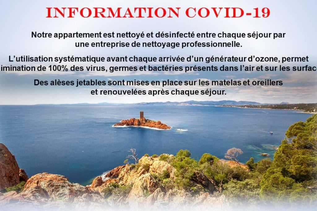 Port-Frejus, Le Paladien, Appartement 2 Pieces Climatise, Terrasse & Parking מראה חיצוני תמונה