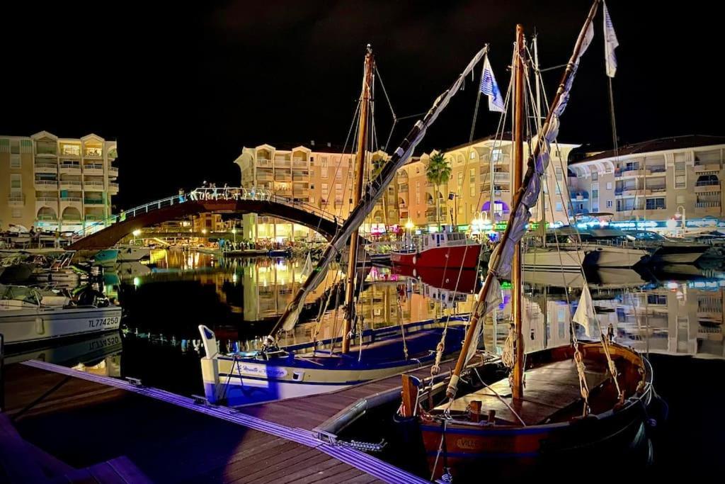 Port-Frejus, Le Paladien, Appartement 2 Pieces Climatise, Terrasse & Parking מראה חיצוני תמונה
